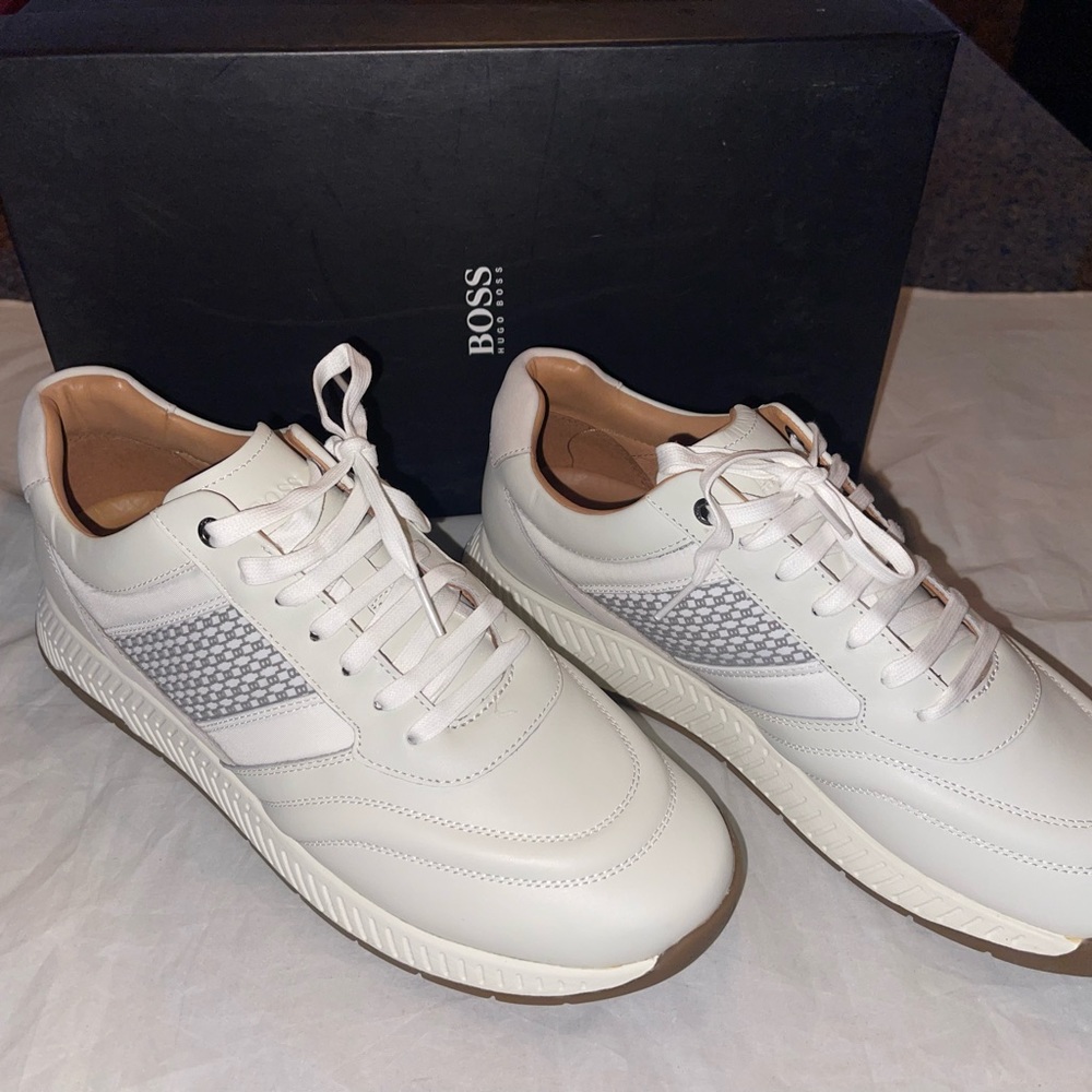 HUGO BOSS Men's Titanium Runn Sneakers, SIZE 11 - NIB